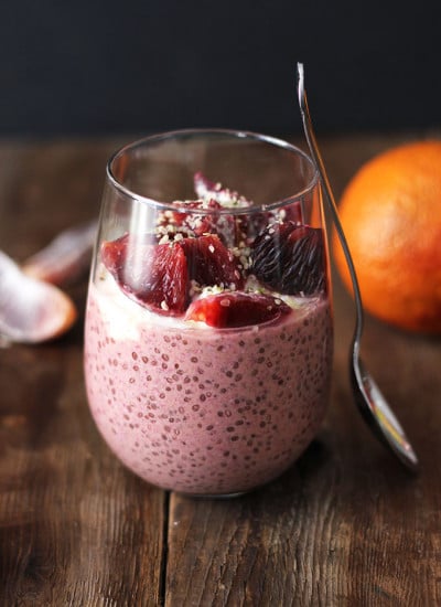 Blood Orange Chia Seed Pudding