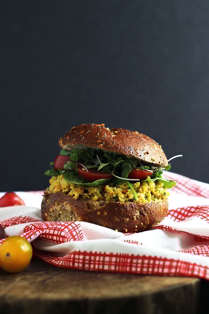 Curry Chickpea Spread | Dietitian Debbie Dishes