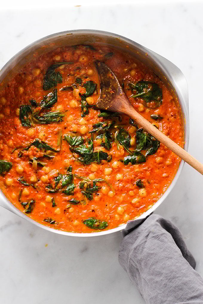 Red Pepper Chickpea Curry | Vegan, Gluten Free