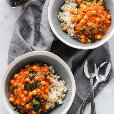 Red Pepper Chickpea Curry | Vegan, Gluten Free