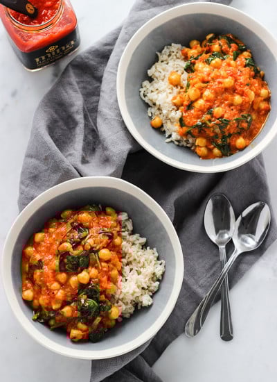 Red Pepper Chickpea Curry | Vegan, Gluten Free