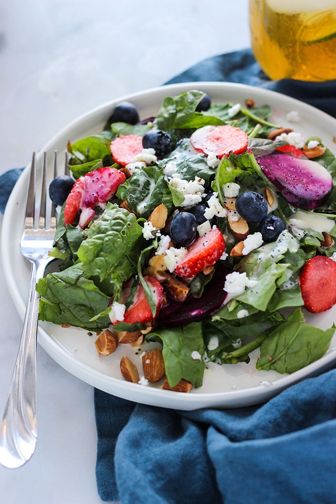 Berry and Beet Salad with Poppseed Dressing 2