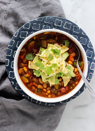 Vegetarian Enchilada Soup