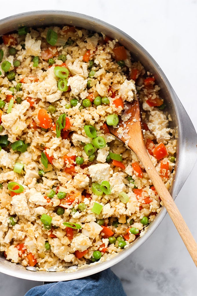 Cauliflower Fried Rice with Tofu