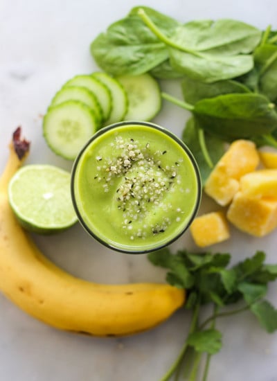 Mango Cilantro Smoothie