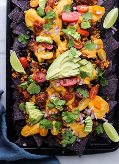 Vegan Tempeh Nachos