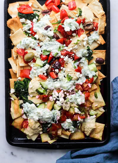 Mediterranean Nachos