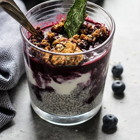 Blueberry Acai Chia Pudding 2