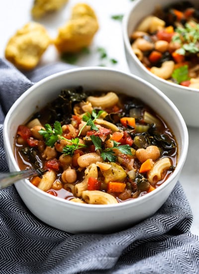 Crockpot Vegan Minestrone Soup