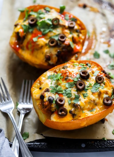 vegetarian enchilada spaghetti squash