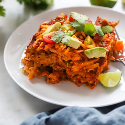 Easy Vegan Enchilada Bake