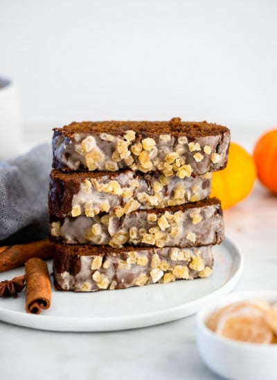vegan pumpkin gingerbread