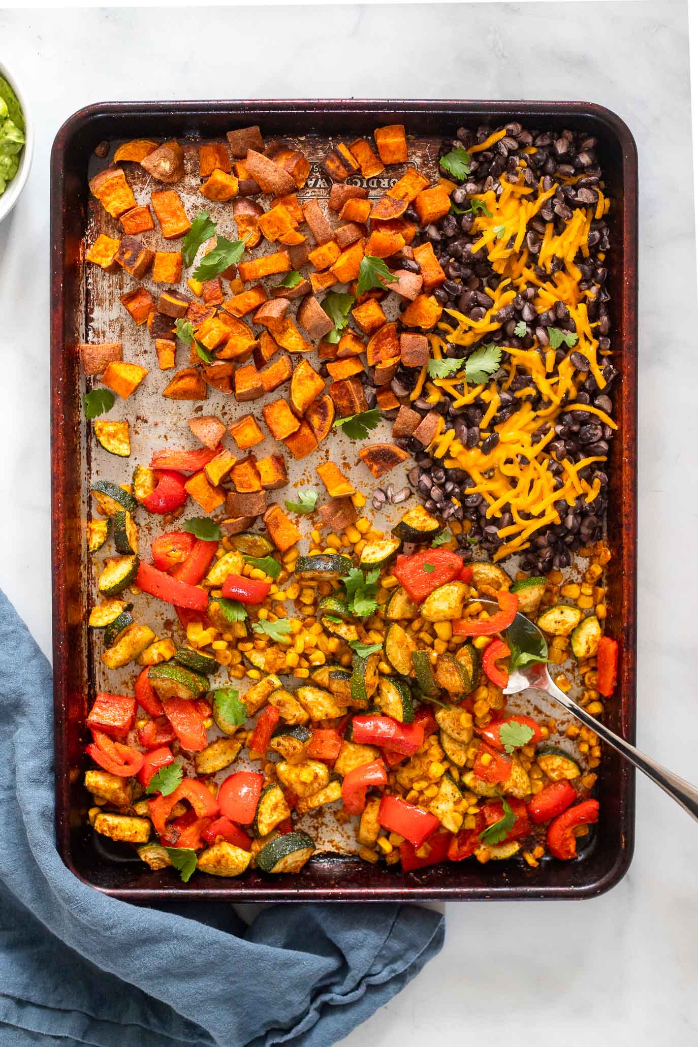 southwest sheet pan meal