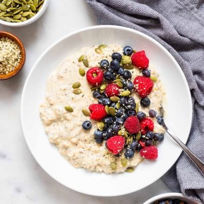 vegan protein overnight oats