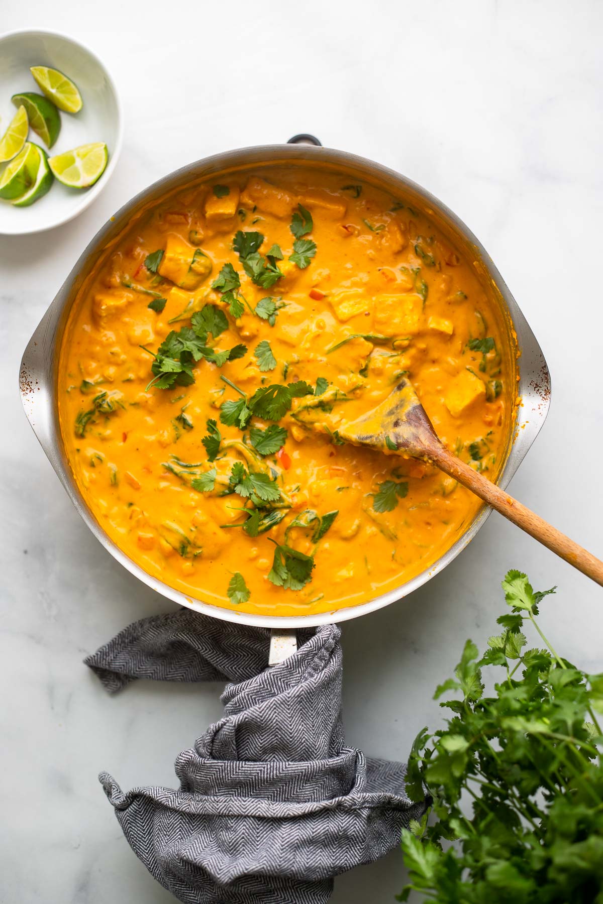 easy tofu pumpkin curry