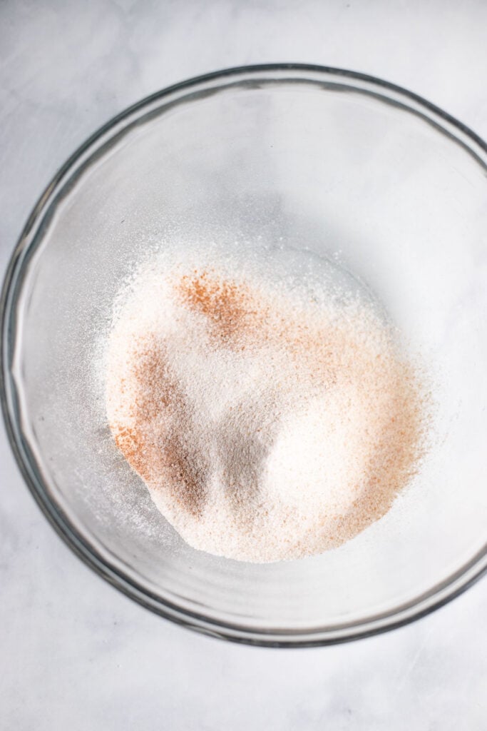 Sift together the dry ingredients.